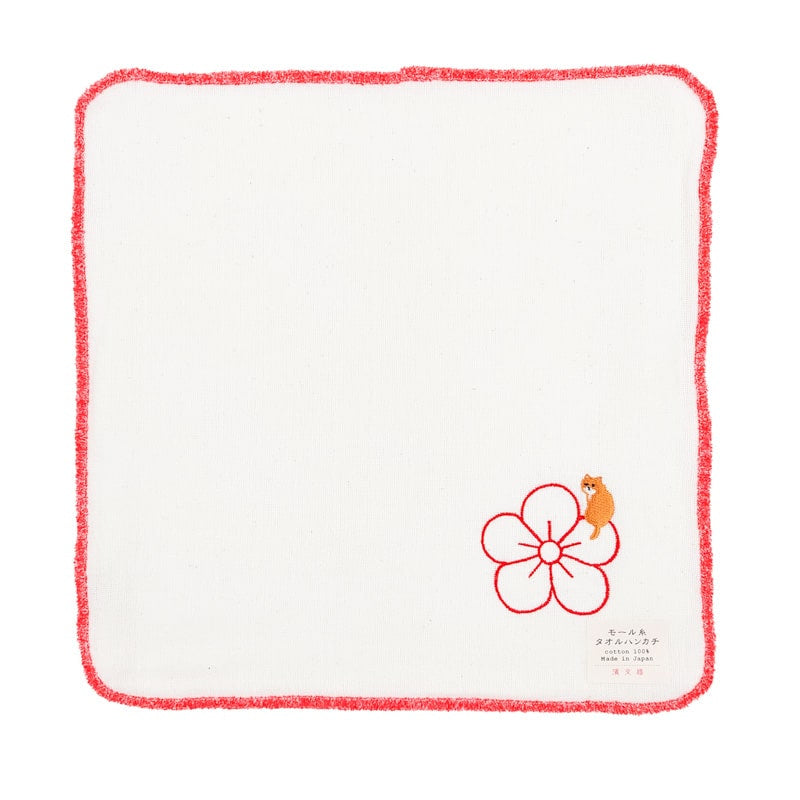 Japanese Hand Towel - Ume Neko