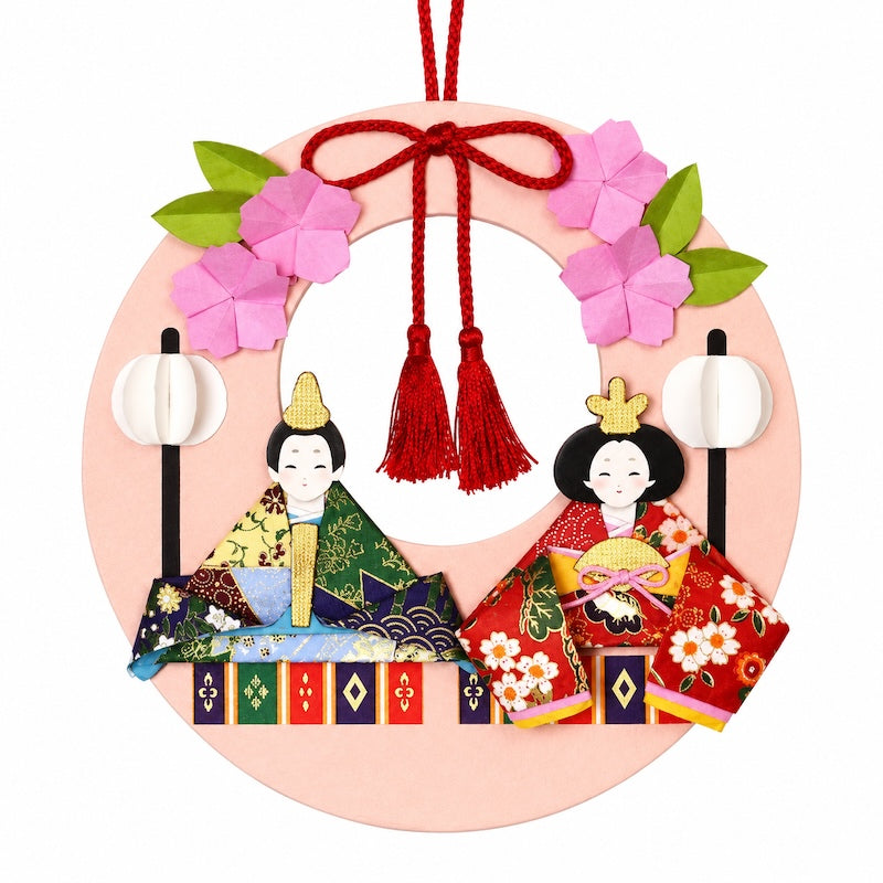 Japanese Hanging Paper Craft Kit - Hina Matsuri