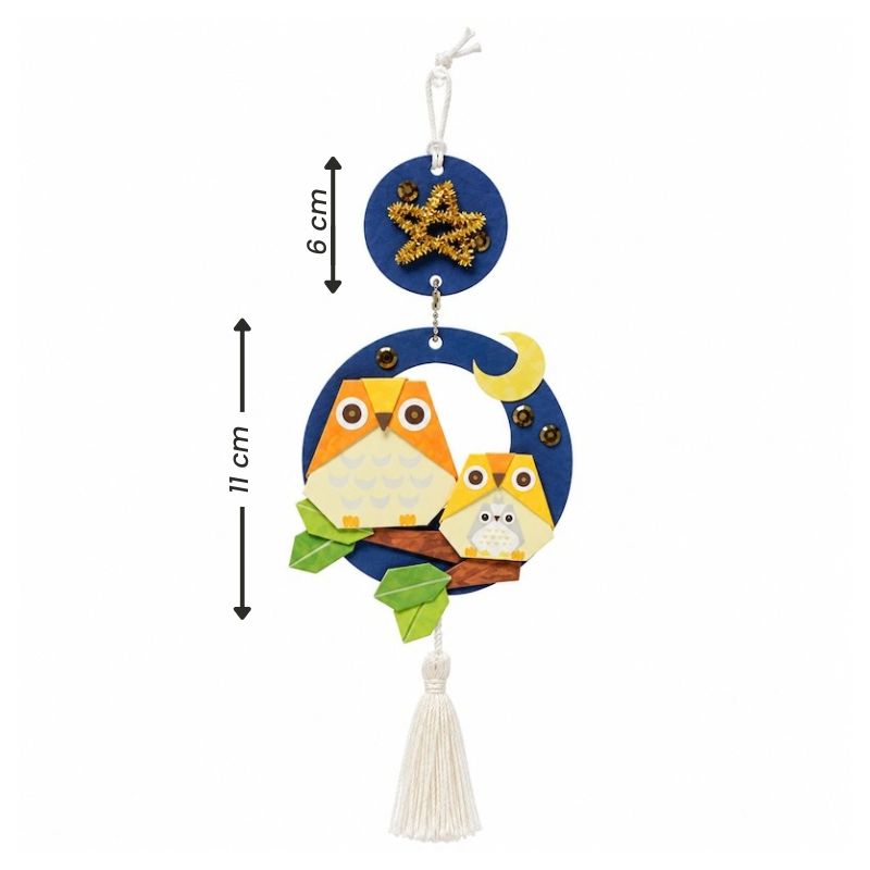 Japanese Hanging Paper Craft Kit - Owls