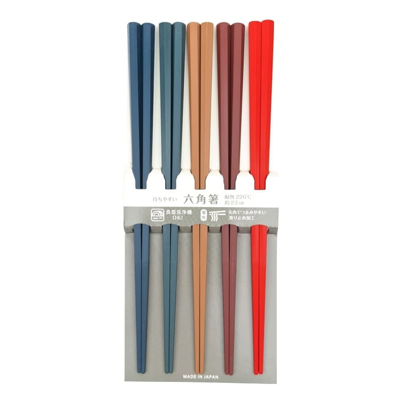 Japanese Hexagonal Chopsticks Set