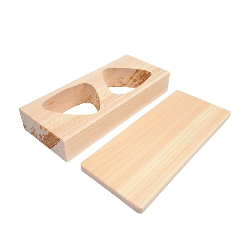 Japanese Hinoki Wood Onigiri Mold - Duo