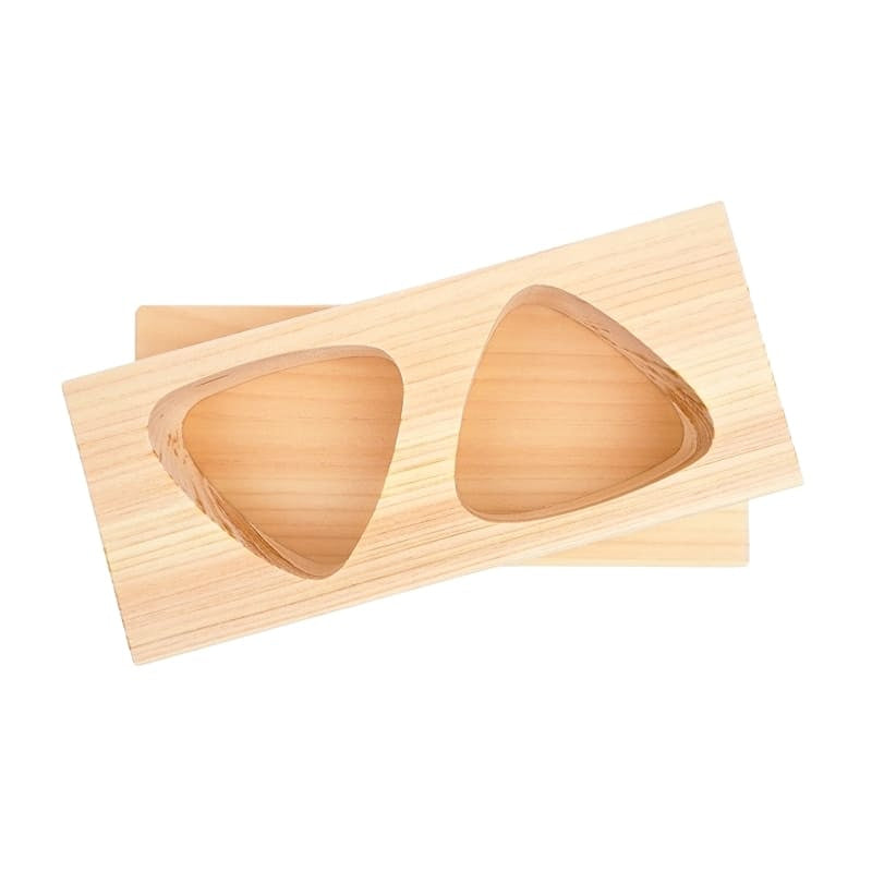 Japanese Hinoki Wood Onigiri Mold - Duo