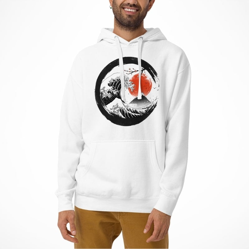 Japanese Hoodie - Enso Kanagawa