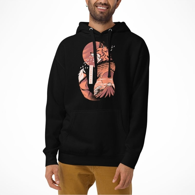 Japanese Hoodie - Fox
