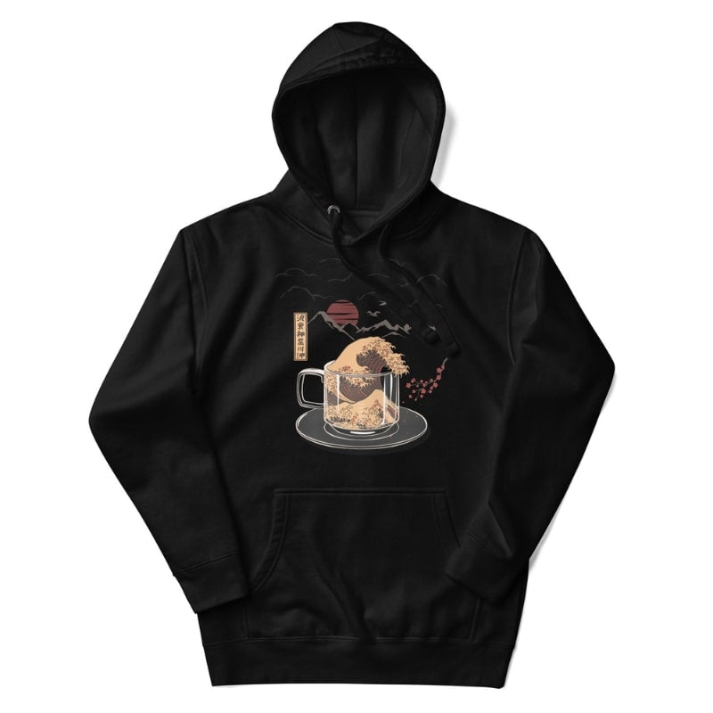 Japanese Hoodie - Kanagawa Coffee S