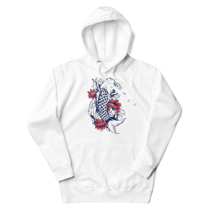 Japanese Hoodie - Koi Carp S