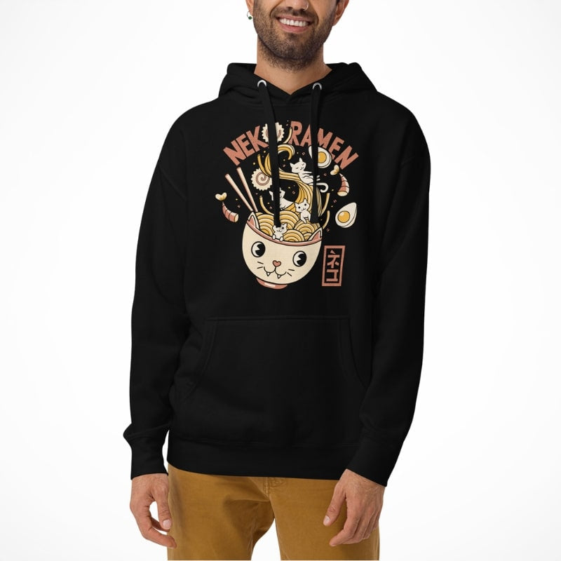 Japanese Hoodie - Neko Ramen