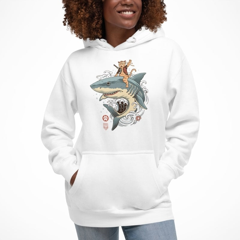 Japanese Hoodie - Neko Shark