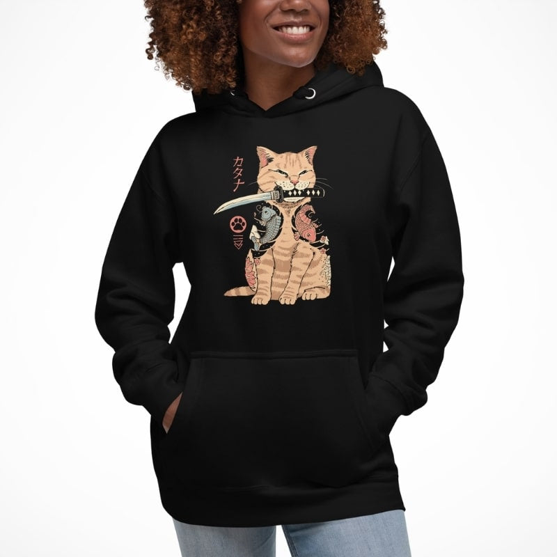 Japanese Hoodie - Neko Yakuza