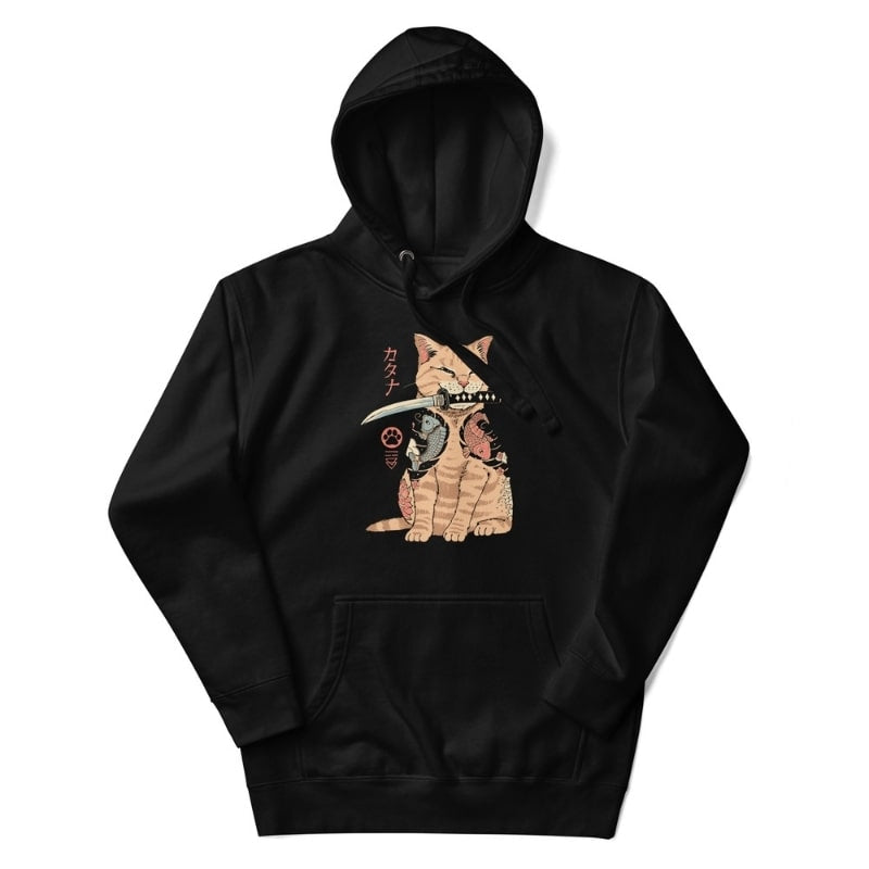 Japanese Hoodie - Neko Yakuza S