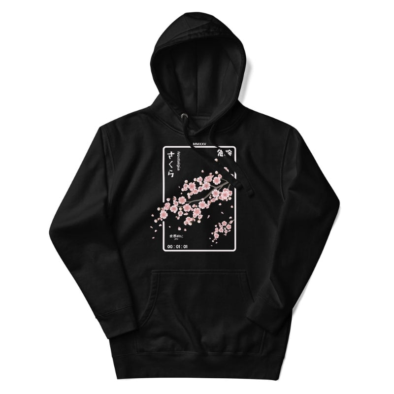 Japanese Hoodie - Nostalgia S / Black