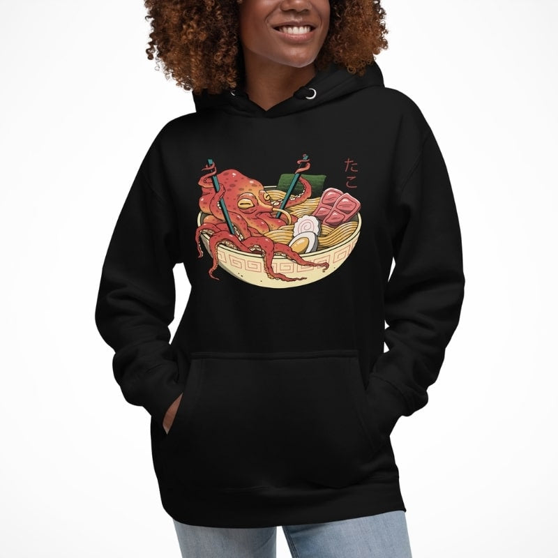 Japanese Hoodie - Octopus Ramen