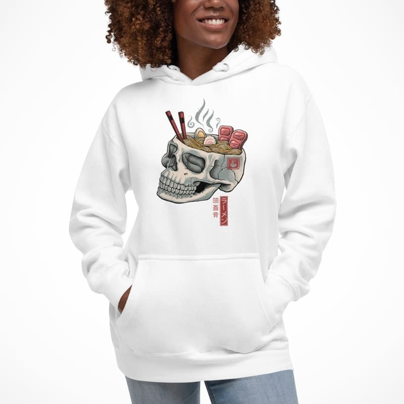 Japanese Hoodie -Ramen Skull