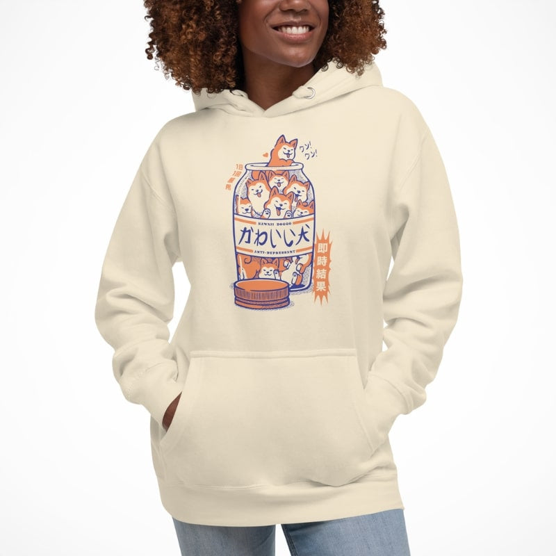 Japanese Hoodie - Shiba Anti-Depression