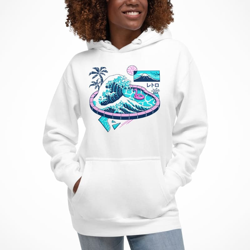 Japanese Hoodie - The Great Pool off Kanagawa
