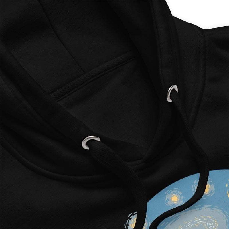 Japanese Hoodie - Wave & Starry Night