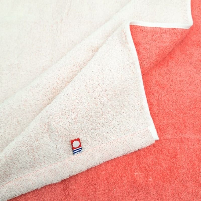 Japanese Imabari Face Towel - Bicolore Pink