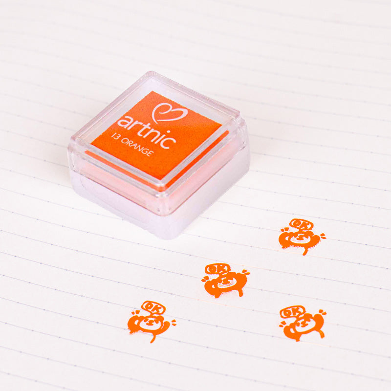 Japanese Ink Pad – 7 Colors to Choose From Orange