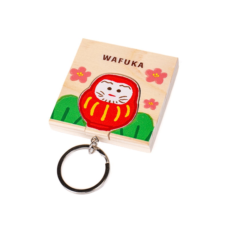 Japanese Keychain – Daruma Cypress