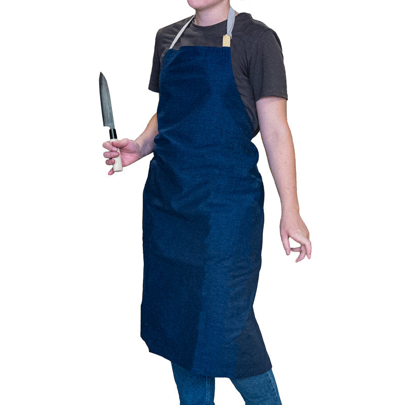 Japanese Kitchen Apron - Blue