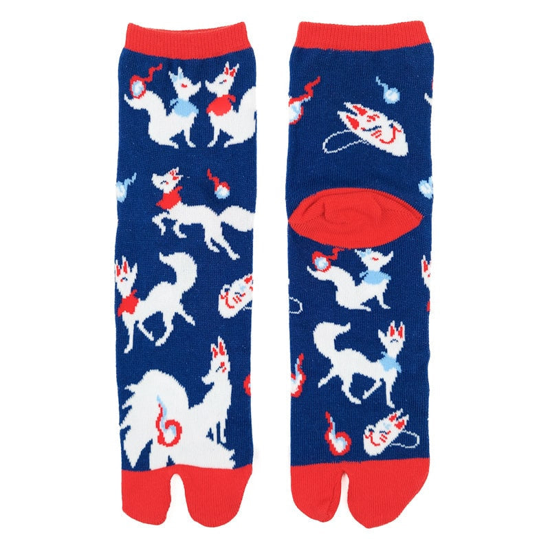 Japanese Kitsune Socks EU 35 – 39 (US 4.5 – 8)