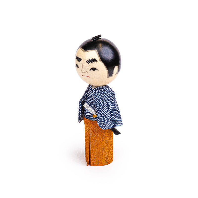 Japanese Kokeshi Doll - Samurai