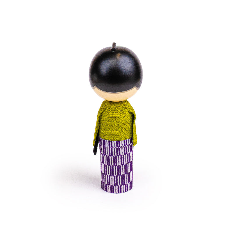 Japanese Kokeshi Doll - Young Samurai