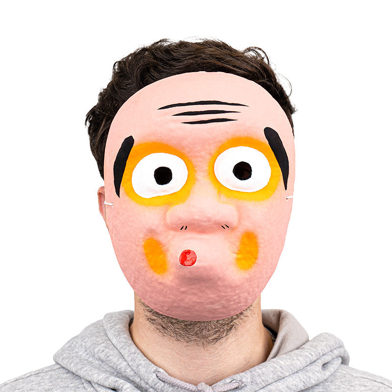 Japanese Mask - Papier-Mâché - Hyottoko