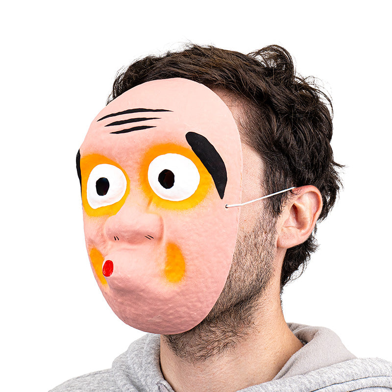 Japanese Mask - Papier-Mâché - Hyottoko