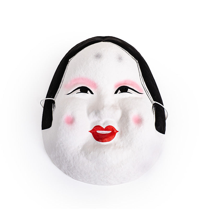 Japanese Mask - Papier-Mâché - Okame