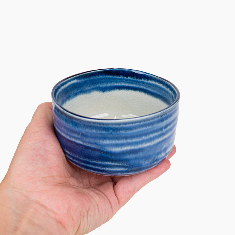Japanese Matcha Bowl – Cobalt Blue