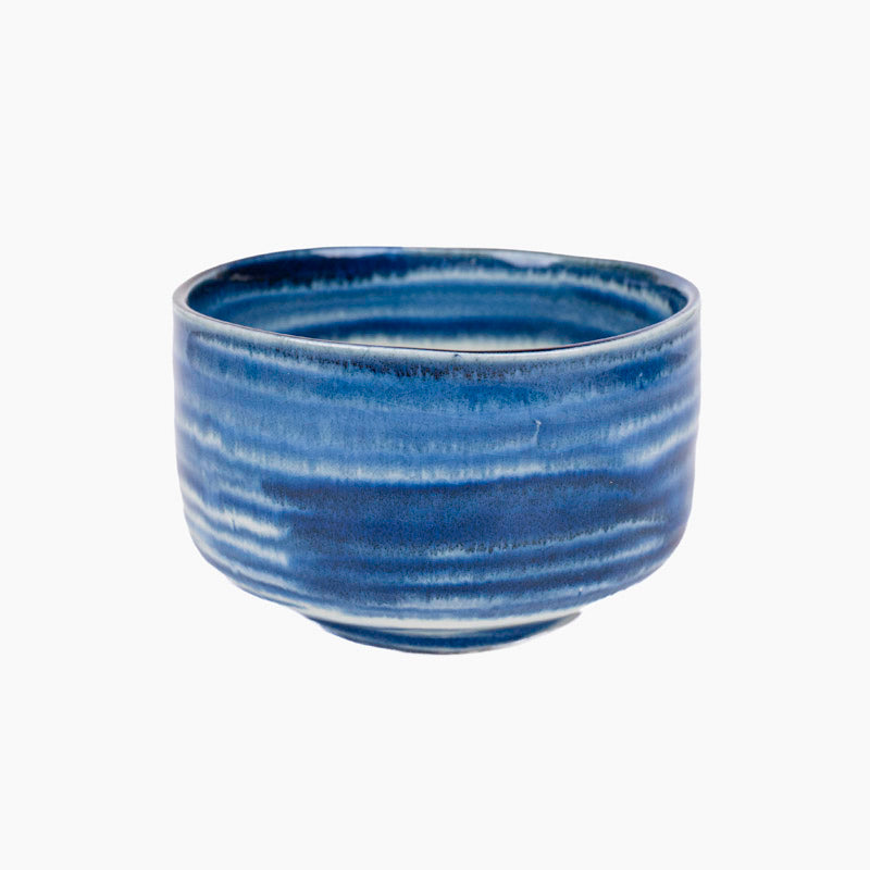 Japanese Matcha Bowl – Cobalt Blue