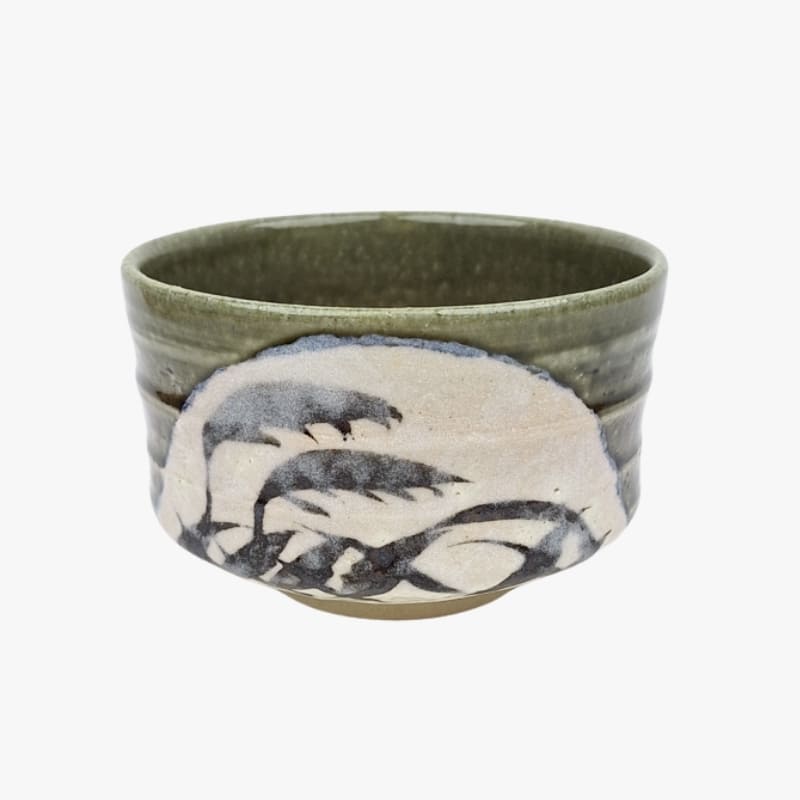 Japanese Matcha Bowl - Oribe Ashi