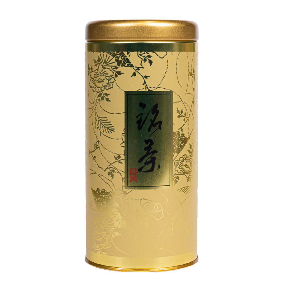 Japanese Metal Tea Caddy - Gentaku Gold