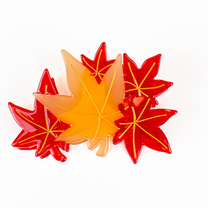 Japanese Momiji Maple Leaf Hair Claw Clip