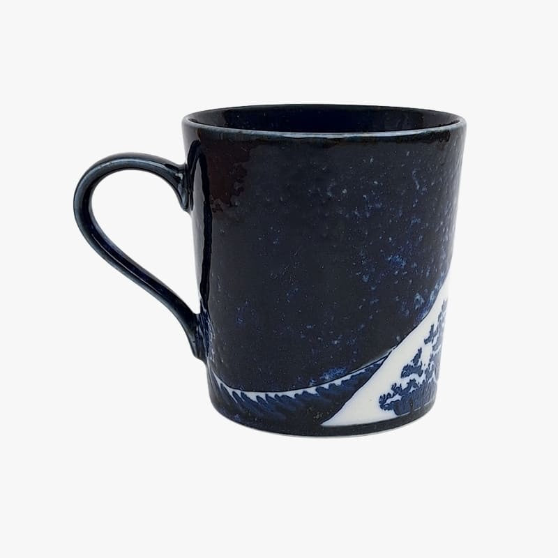 Japanese Mug – Kanagawa Blue