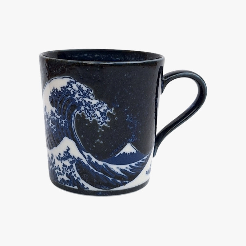 Japanese Mug – Kanagawa Blue