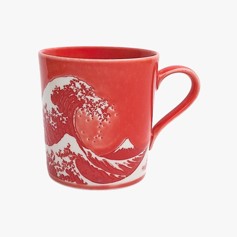 Japanese Mug – Kanagawa Red