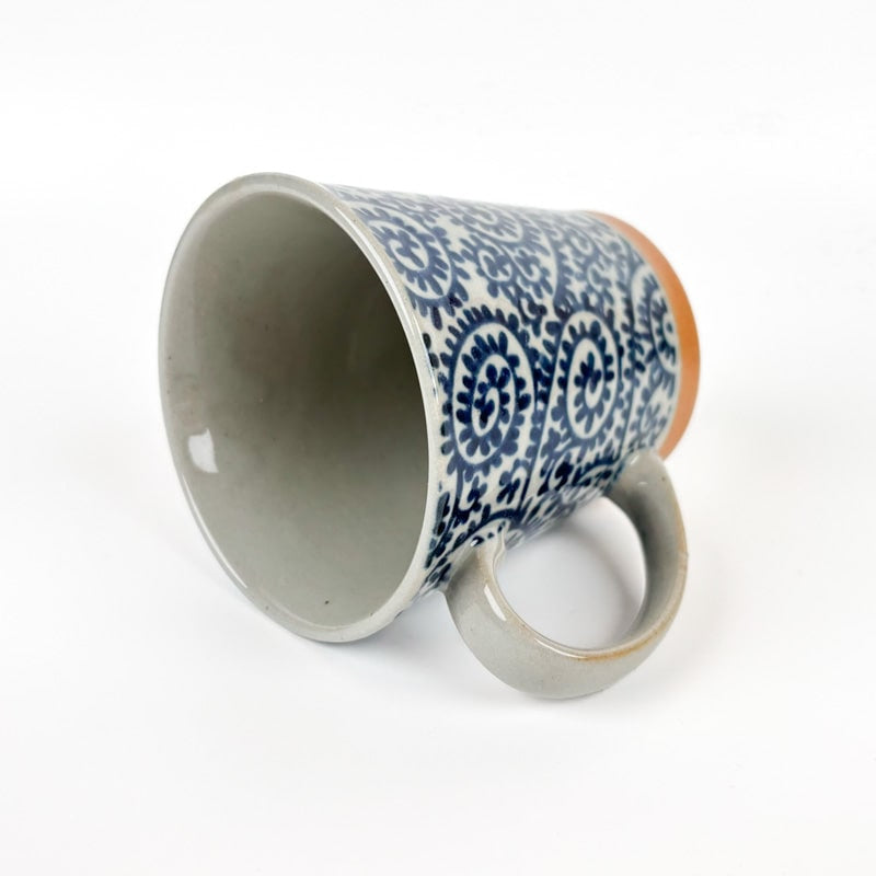 Japanese Mug - Karakusa Blue