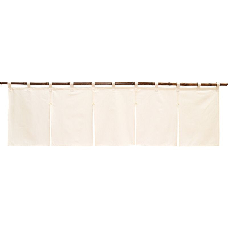 Japanese Noren Curtain Short - Beige 175 x 50 cm (69’’ x 19.6’’)