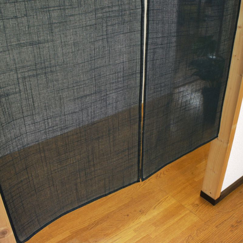 Japanese Noren - Enso Blue 85 x 150 cm (33.5’’ x 59’’)