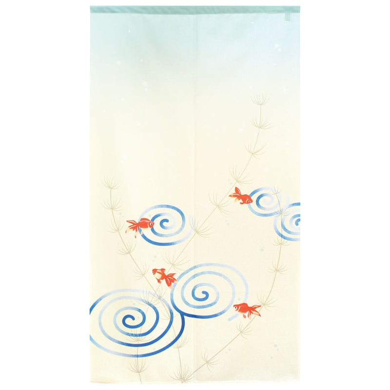 Japanese Noren - Kingyo 85 x 150 cm (33.5’’ x 59’’)
