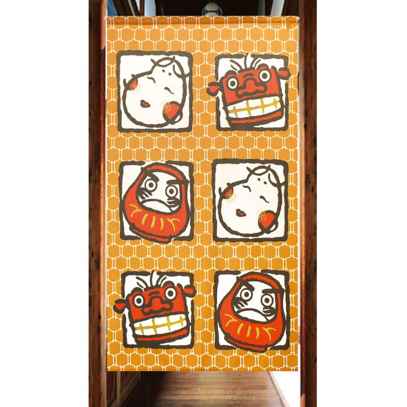 Japanese Noren - Luck 85 x 150 cm (33.5’’ x 59’’)