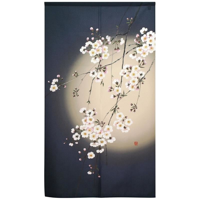 Japanese Noren Moonlight 85 x 150 cm (33.5’’ x 59’’)