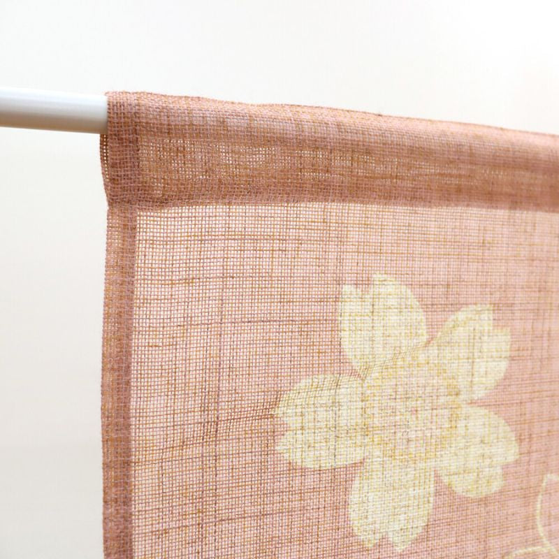 Japanese Noren - Sakura Flower 85 x 150 cm (33.5’’ x 59’’)
