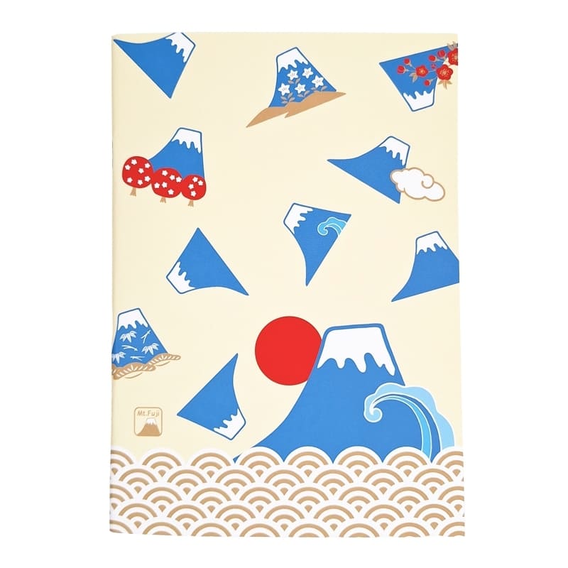 Japanese Notebook – Fujisan & Seigaiha Waves