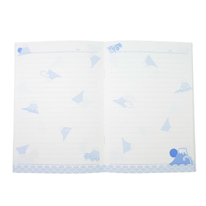 Japanese Notebook – Fujisan & Seigaiha Waves