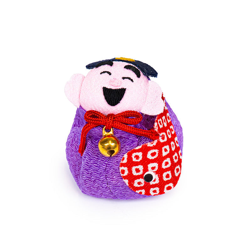 Japanese Otedama Doll Chirimen Ebisu