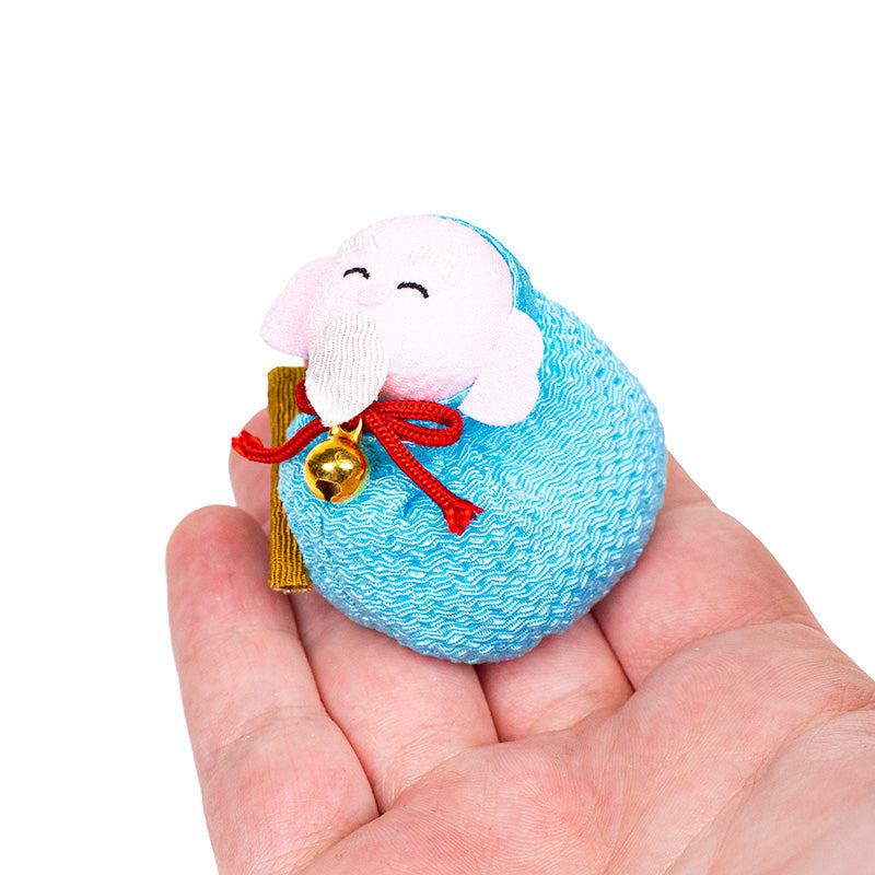 Japanese Otedama Doll Chirimen Fukurokuju
