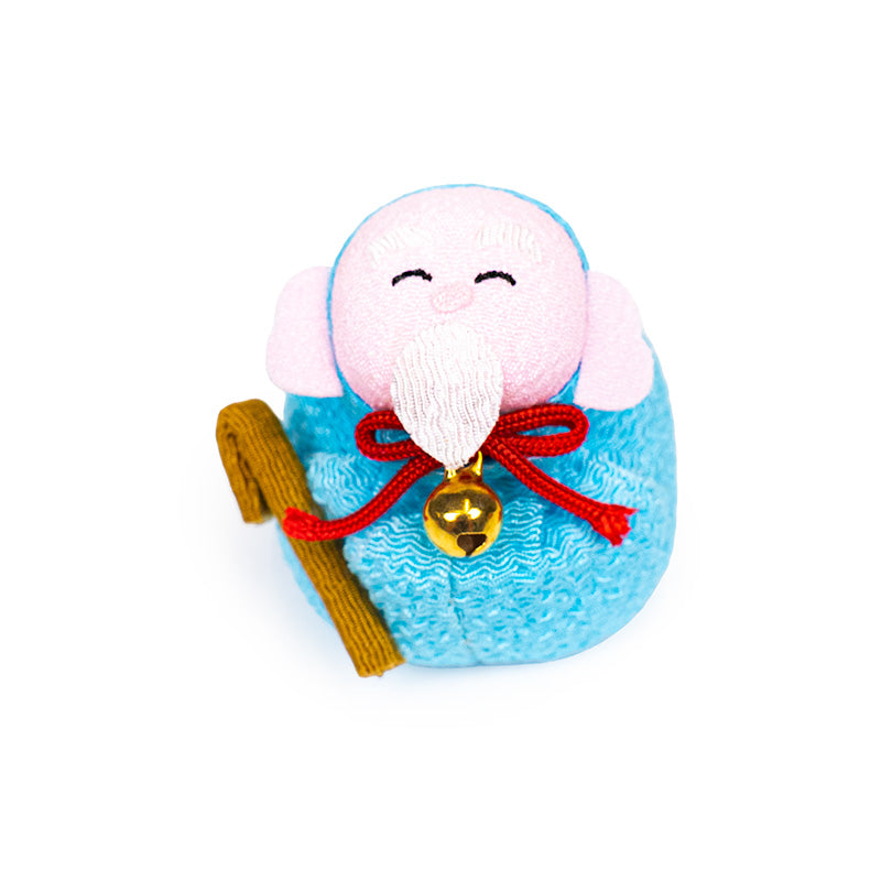 Japanese Otedama Doll Chirimen Fukurokuju